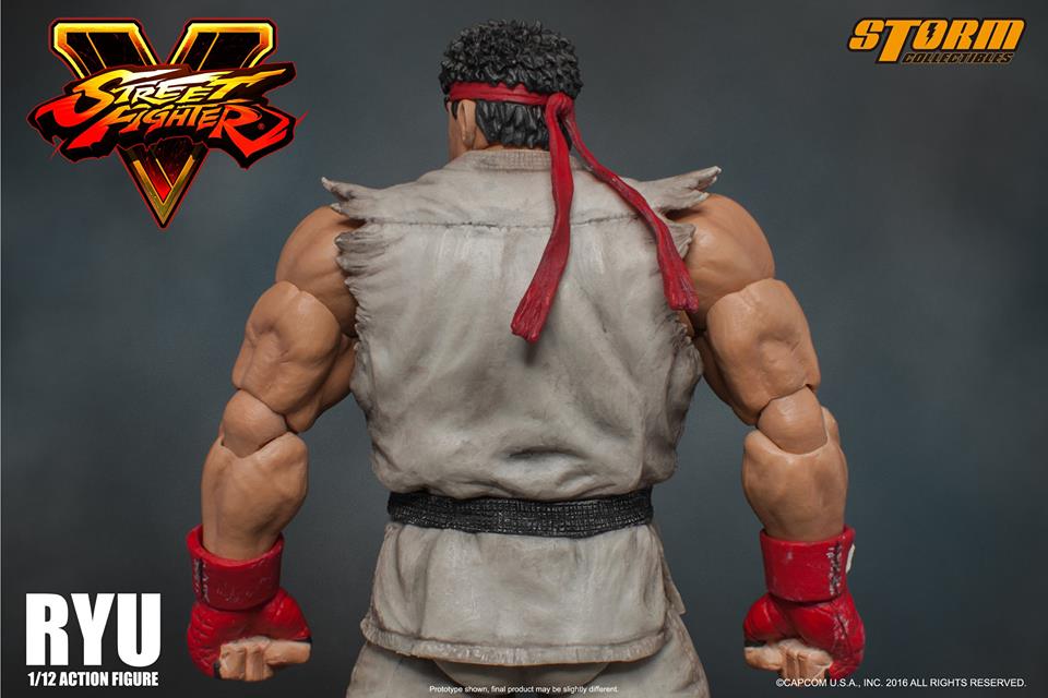Street Fighter V 1/12 Scale Pre-Painted Action Figure: Ryu