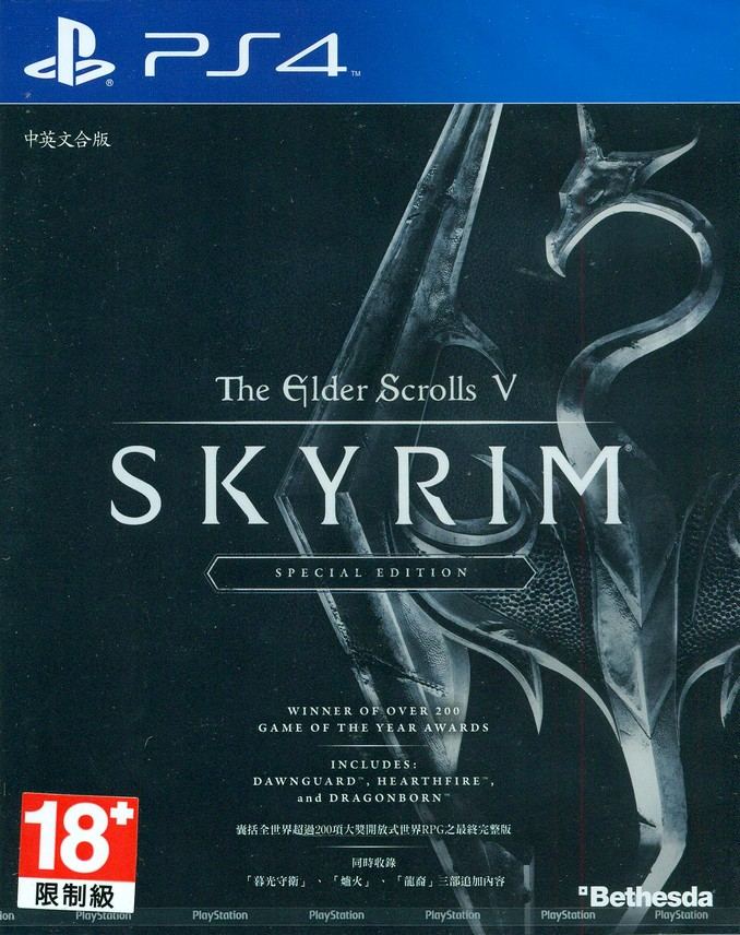 The Elder Scrolls PlayStation for 4 Chinese (English Skyrim & [Special Subs) V: Edition