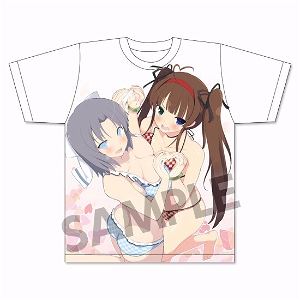 Senran Kagura x Uppers Girls Double Upper T-shirt: Yumi & Ryobi (L Size)