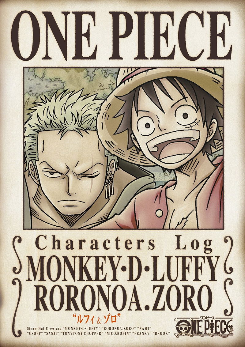 One Piece Characters Log - Luffy And Zoro