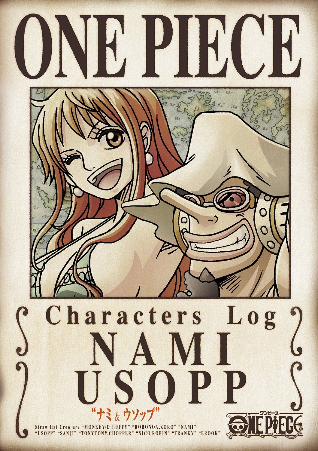 One Piece Characters Log - Nami And Usopp