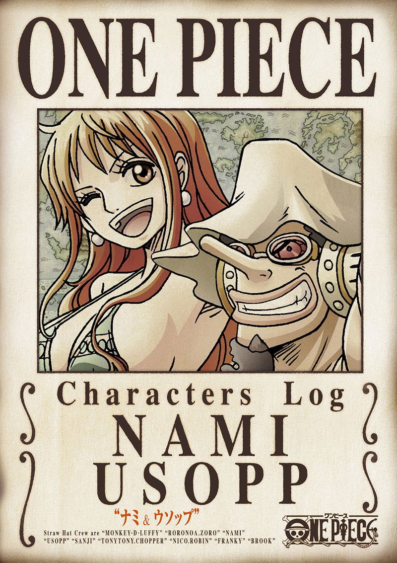 One Piece Characters Log - Nami And Usopp image 1
