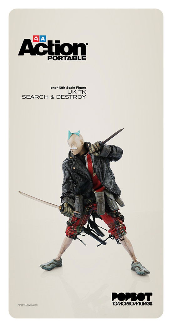 Action Portable The World of Popbot 1/12 Scale Action Figure: UK