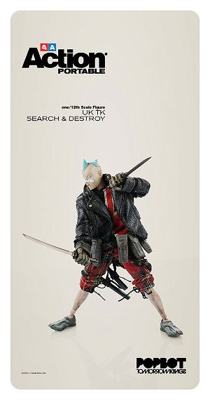 Action Portable The World of Popbot 1/12 Scale Action Figure: UK TK Search & Destroy