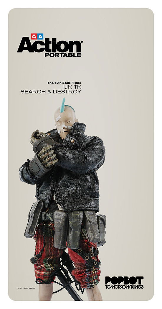 Action Portable The World of Popbot 1/12 Scale Action Figure: UK