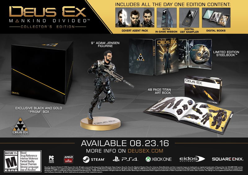 Deus Ex: Mankind Divided [Collector's Edition] (English) image 1