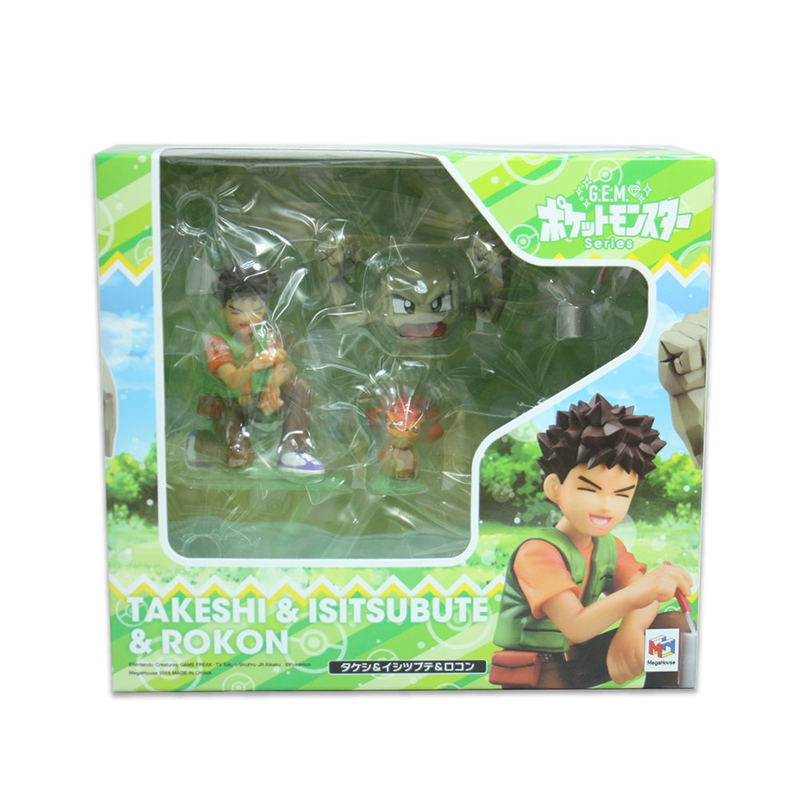 G.E.M. Series Pocket Monsters Pre-Painted PVC Figure: Brock & Geodude & Vulpix image 6