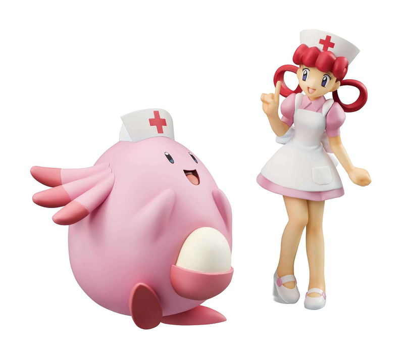 G.E.M. Series Pocket Monsters Pre-Painted PVC Figure: Joy & Chansey image 2