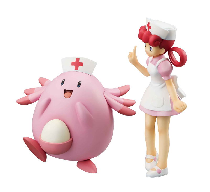 G.E.M. Series Pocket Monsters Pre-Painted PVC Figure: Joy & Chansey image 3