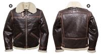 Biohazard 20th Anniversary Genuine Leather Leon Bomber Jacket [Size: L]