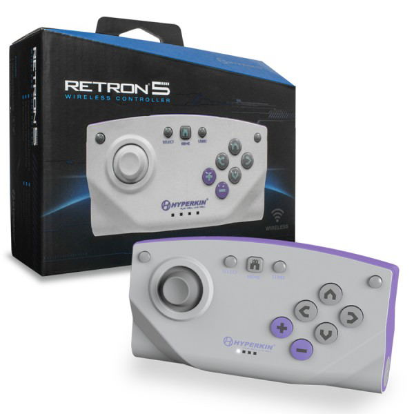 Hyperkin RetroN 5 Bluetooth Wireless Controller (Gray) image 1