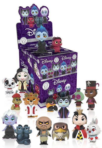 Funko Pop! Mystery Mini: Disney Villains (Set of 12 pieces)