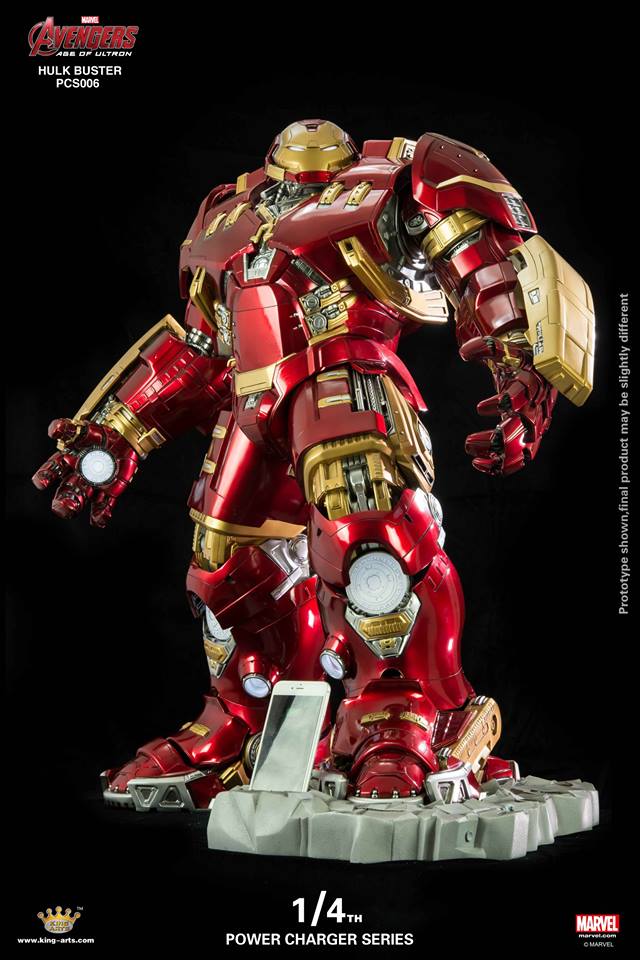 King Arts Avengers Age of Ultron 1/4 Power Charger Series: Hulkbuster