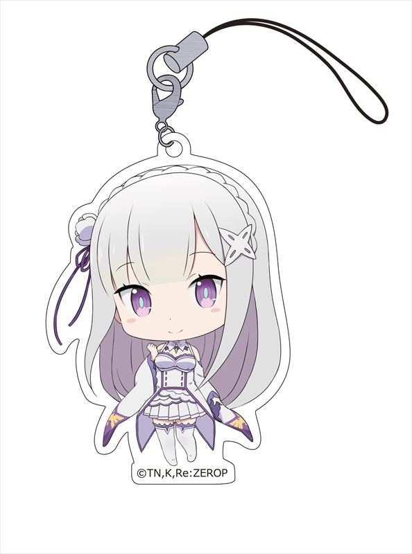 Re:Zero kara Hajimeru Isekai Seikatsu Petitkko Trading Acrylic Strap (Set of 8 pieces) image 2