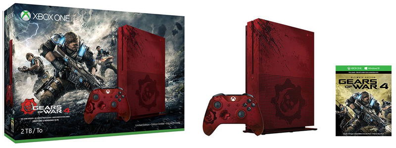 Xbox One S Gears of War 4 Limited Edition Bundle (2TB Console) image 2