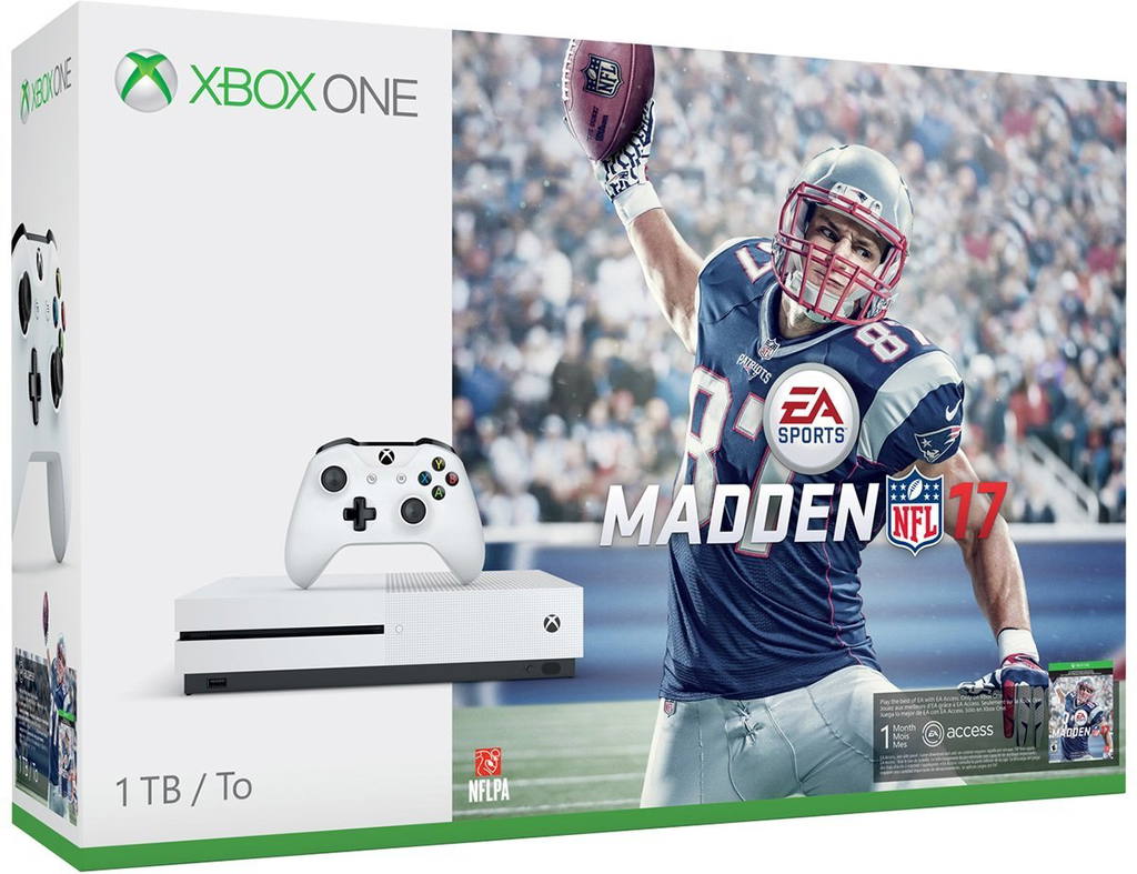 Xbox One S Madden NFL 17 Bundle (1TB Console)