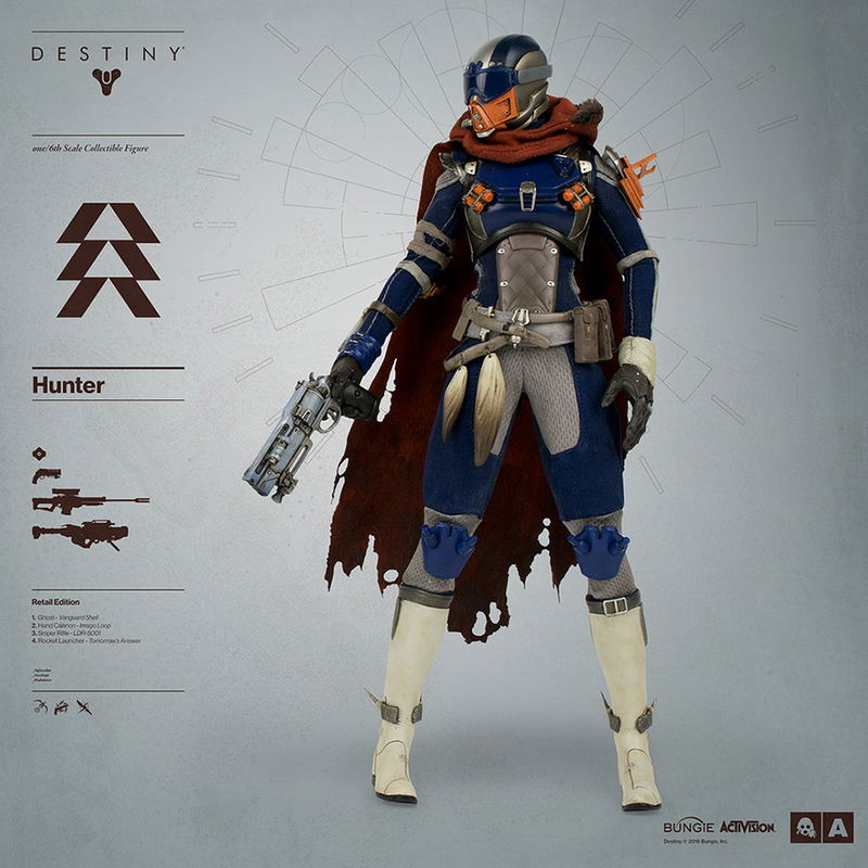 Destiny 1/6 Scale Pre-Painted Articulated Figure: Hunter image 10