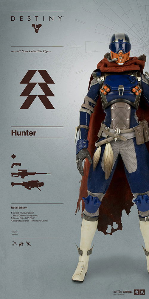 Destiny 1/6 Scale Pre-Painted Articulated Figure: Hunter image 11