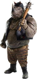 Teenage Mutant Ninja Turtles Out of the Shadows 1/6 Scale Pre-Painted Figure: Rocksteady thumbnail 1