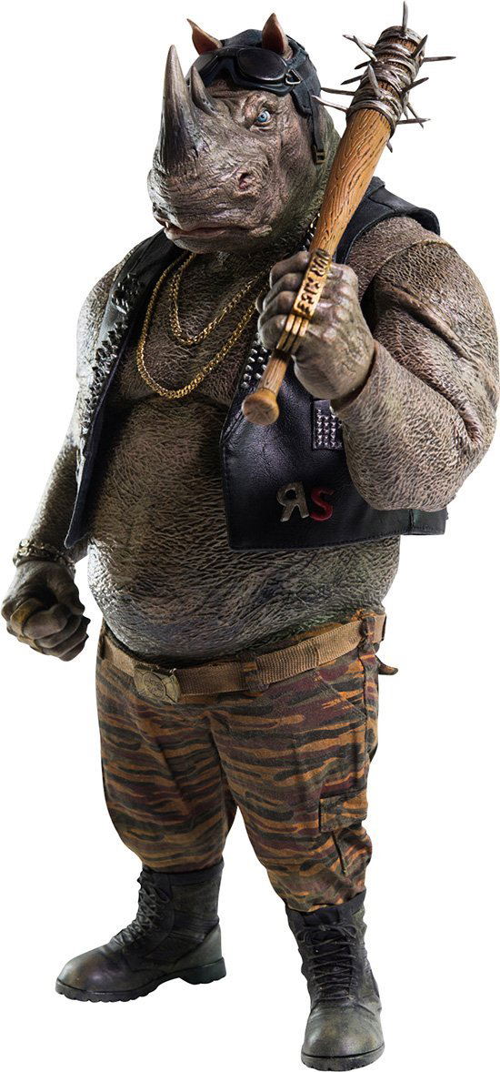 Teenage Mutant Ninja Turtles Out of the Shadows 1/6 Scale Pre-Painted Figure: Rocksteady image 1