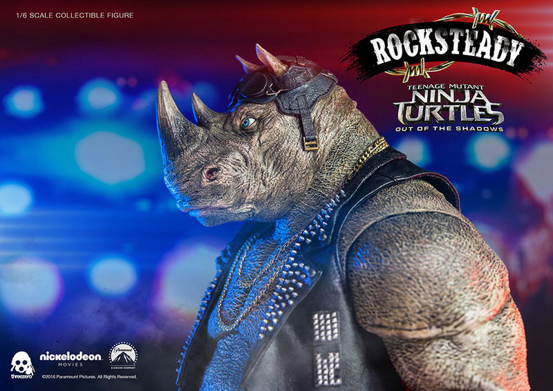 Teenage Mutant Ninja Turtles Out of the Shadows 1/6 Scale Pre-Painted Figure: Rocksteady image 19