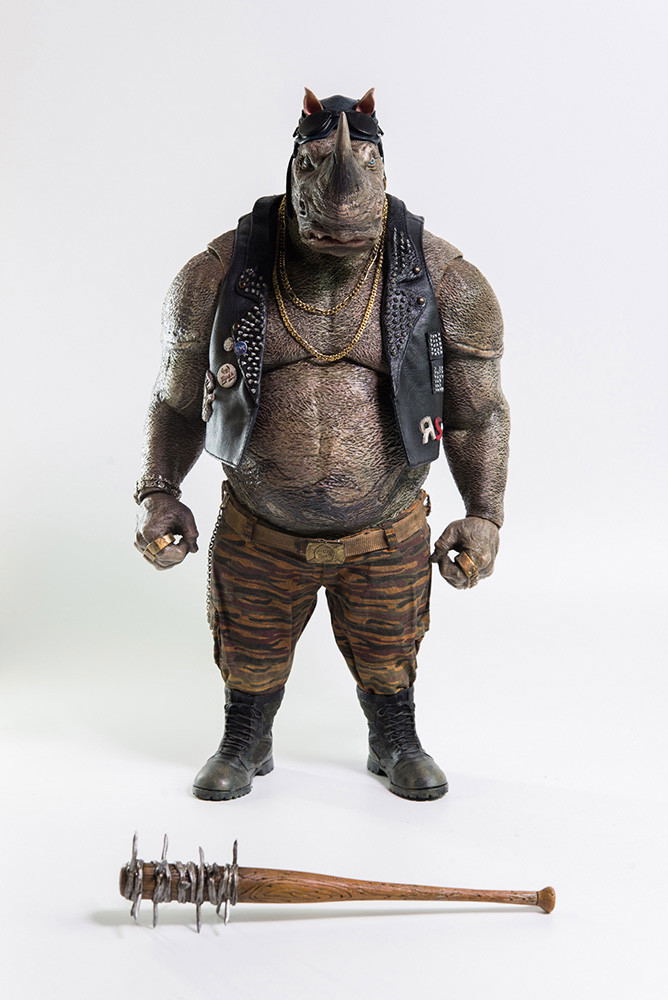 Teenage Mutant Ninja Turtles Out of the Shadows 1/6 Scale Pre-Painted Figure: Rocksteady image 3