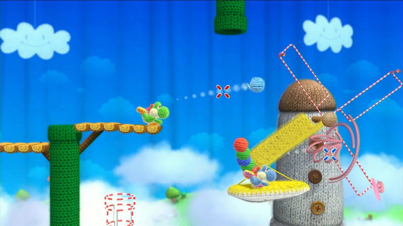 Yoshi's Woolly World with Blue Yarn Yoshi amiibo image 13