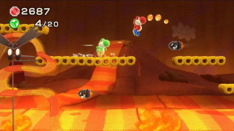 Yoshi's Woolly World with Blue Yarn Yoshi amiibo image 15