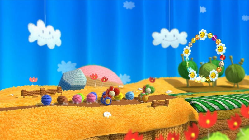 Yoshi's Woolly World with Blue Yarn Yoshi amiibo image 8