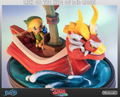 Legend of Zelda The Wind Waker Statue: Link on The King of Red Lions thumbnail 3