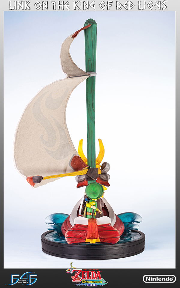 Legend of Zelda The Wind Waker Statue: Link on The King of Red Lions image 11