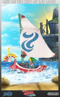 Legend of Zelda The Wind Waker Statue: Link on The King of Red Lions thumbnail 13