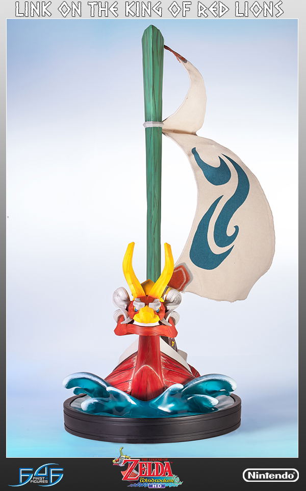 Legend of Zelda The Wind Waker Statue: Link on The King of Red Lions image 15