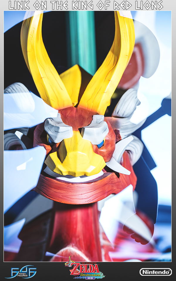 Legend of Zelda The Wind Waker Statue: Link on The King of Red Lions image 16