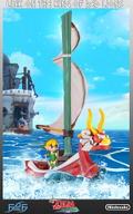Legend of Zelda The Wind Waker Statue: Link on The King of Red Lions thumbnail 2
