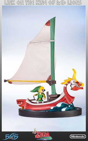 Legend of Zelda The Wind Waker Statue: Link on The King of Red Lions_