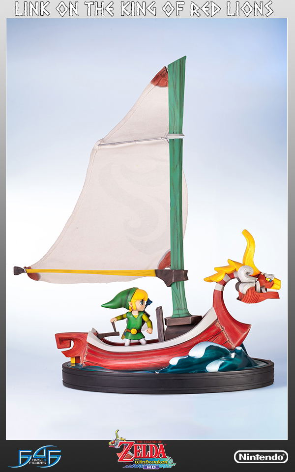Legend of Zelda The Wind Waker Statue: Link on The King of Red Lions image 9