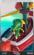 Legend of Zelda The Wind Waker Statue: Link on The King of Red Lions thumbnail 23