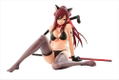 Fairy Tail 1/6 Scale Pre-Painted PVC Figure: Erza Scarlet Black Cat Gravure Style thumbnail 1