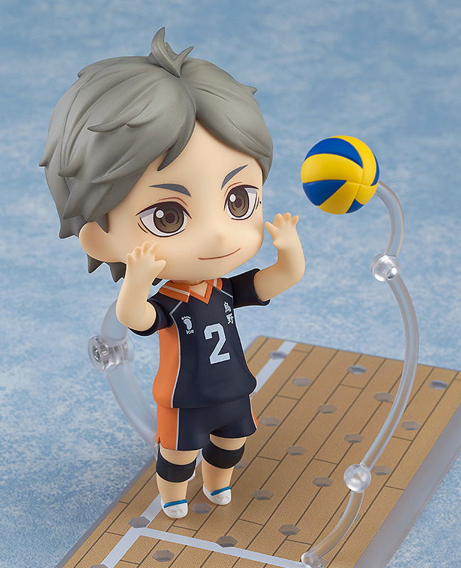 Nendoroid No. 665 Haikyu!! Karasuno High vs Shiratorizawa Academy: Koushi Sugawara (Re-run) image 3