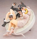 IS Infinite Stratos 1/7 Scale Pre-Painted Figure: Laura & Charlotte Nekomimi Pajama thumbnail 3