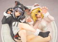 IS Infinite Stratos 1/7 Scale Pre-Painted Figure: Laura & Charlotte Nekomimi Pajama thumbnail 8