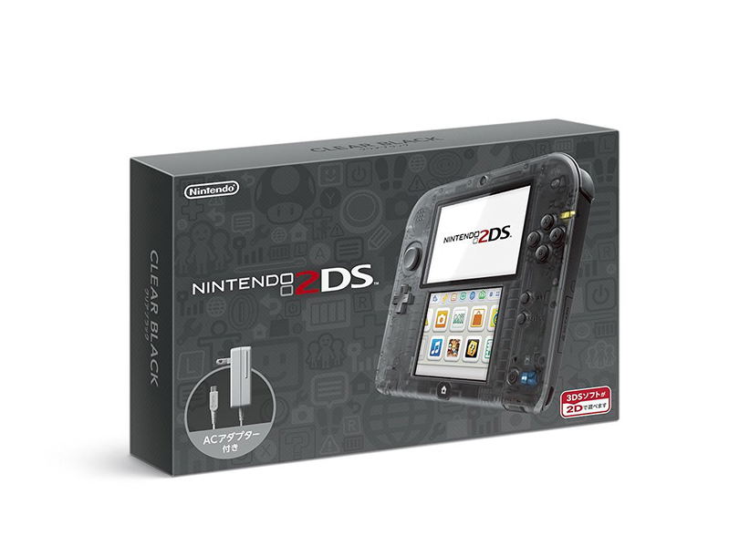 Nintendo 2DS (Clear Black) image 1