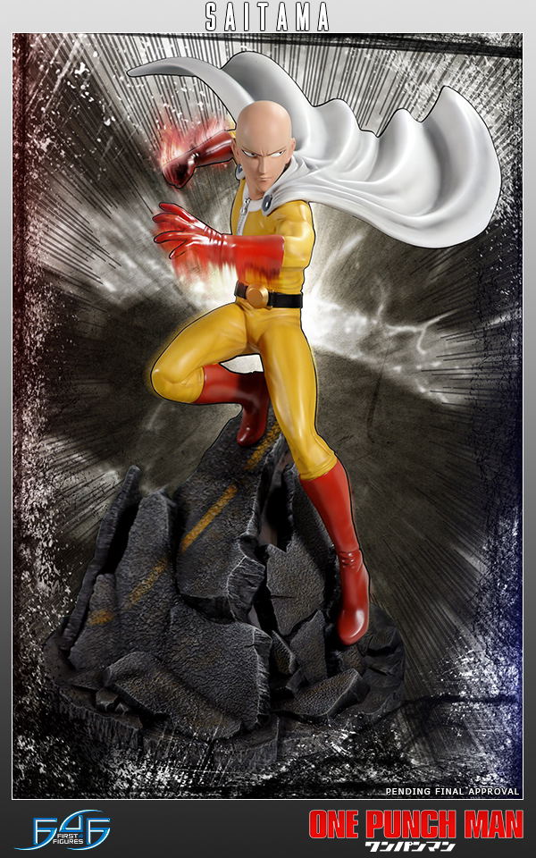 One Punch Man 1/4 Scale Statue: Saitama image 1