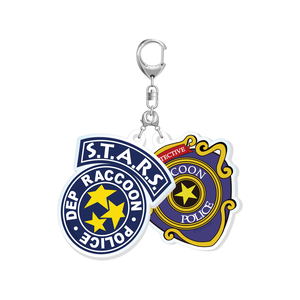 Biohazard Double Acrylic Keychain: S.T.A.R.S._