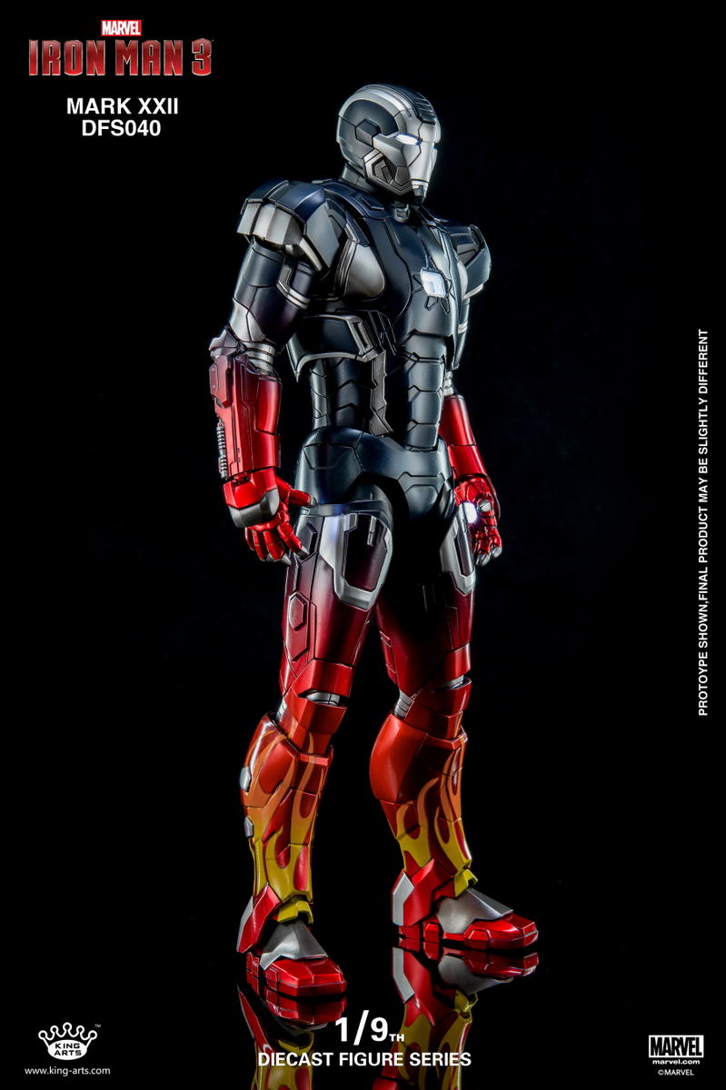 King Arts Iron Man 3 1/9 Diecast Figure Series: Iron Man Mark 22 image 1
