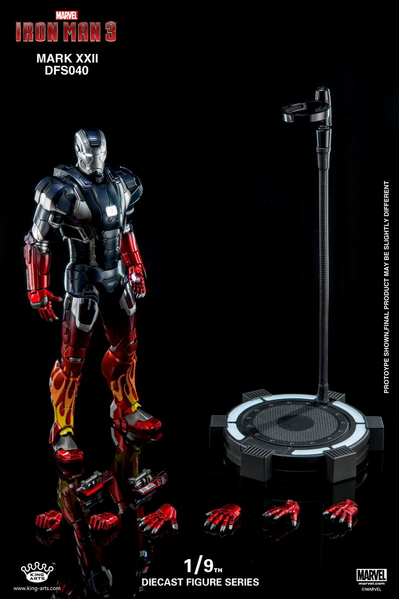 King Arts Iron Man 3 1/9 Diecast Figure Series: Iron Man Mark 22 image 17