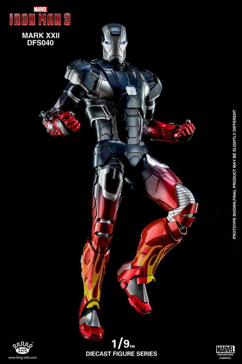 King Arts Iron Man 3 1/9 Diecast Figure Series: Iron Man Mark 22 image 9