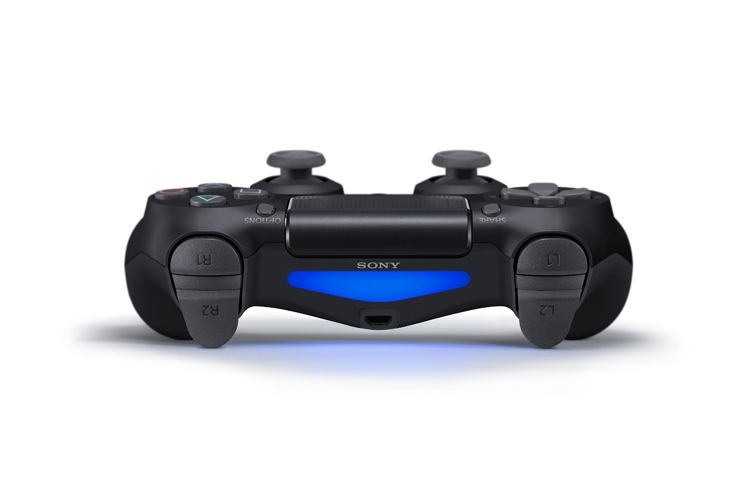 New DualShock 4 CUH-ZCT2 Series (Jet Black) for PlayStation 4, PlayStation 4  Pro