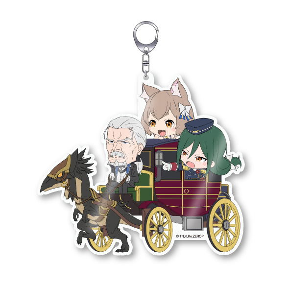 Re:Zero kara Hajimeru Isekai Seikatsu Chararide Acrylic Keychain: Crusch Team image 1